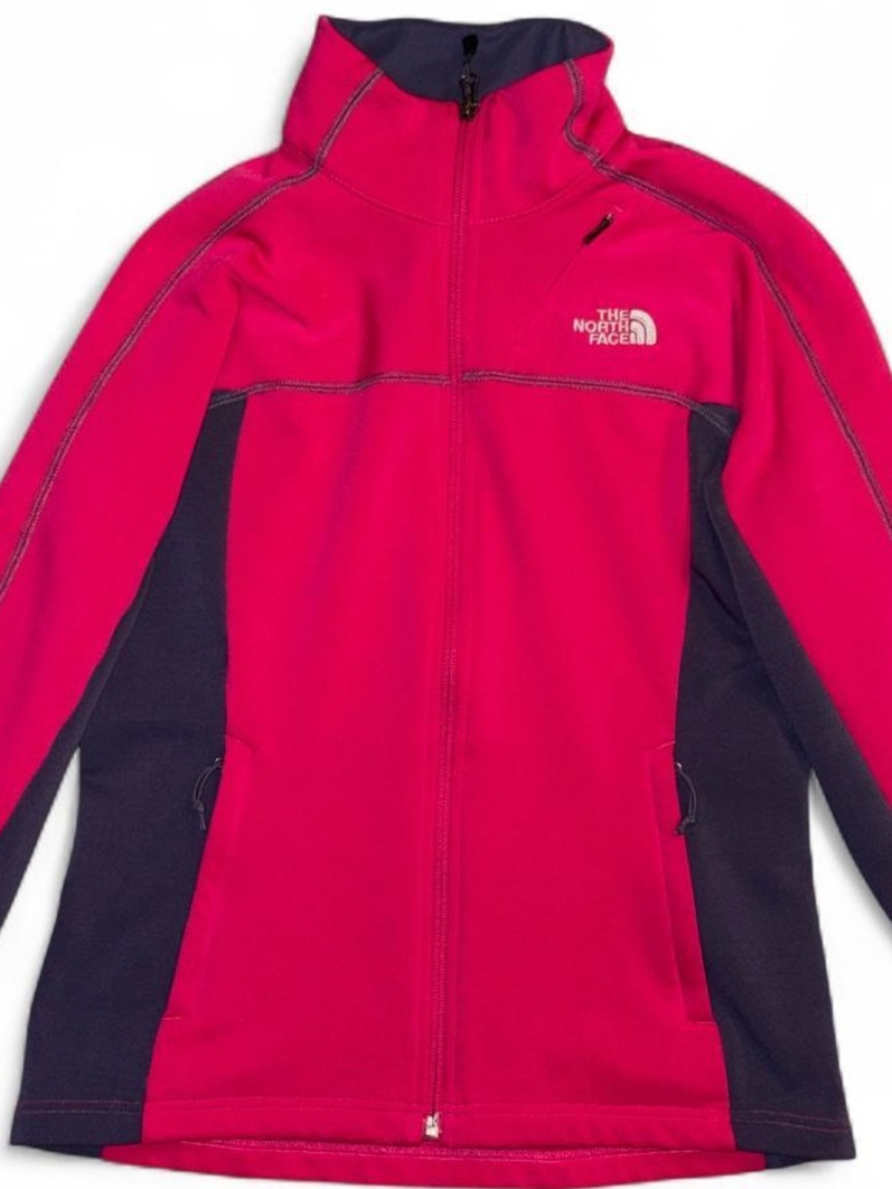 The North Face Pink & Charcoal Gray Lightweight Jacket – Women’s Small